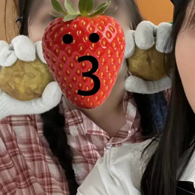 [BUNJANG] Farmer Costume Set Rental (Overalls, Shirt, Gloves) / 졸업사진 농부 (멜빵+셔츠+장갑)대여