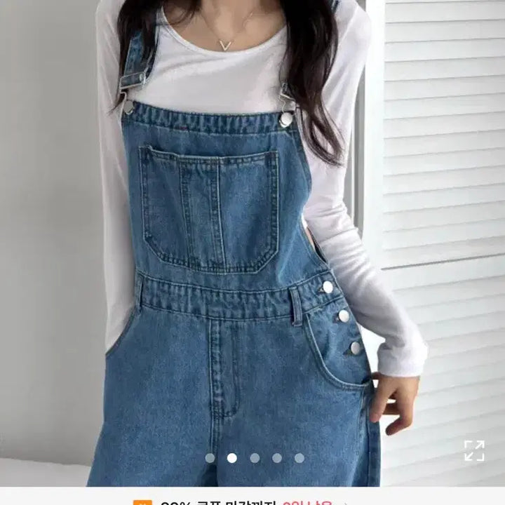 [BUNJANG] Farmer Costume Set Rental (Overalls, Shirt, Gloves) / 졸업사진 농부 (멜빵+셔츠+장갑)대여