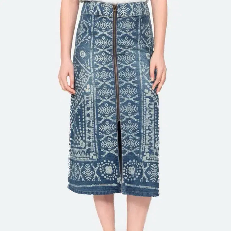 [BUNJANG] S/NYU Denim Skirt Size 0 / 씨뉴욕 데님 스커트 0사이즈 55
