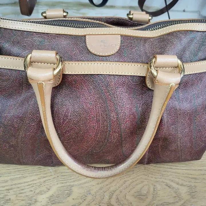 [BUNJANG] Etro Paisley Boston Bag Tote Bag / 에트로 페이즐리 보스턴백 토트백