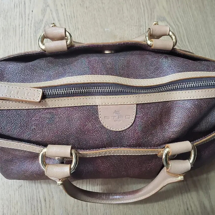[BUNJANG] Etro Paisley Boston Bag Tote Bag / 에트로 페이즐리 보스턴백 토트백