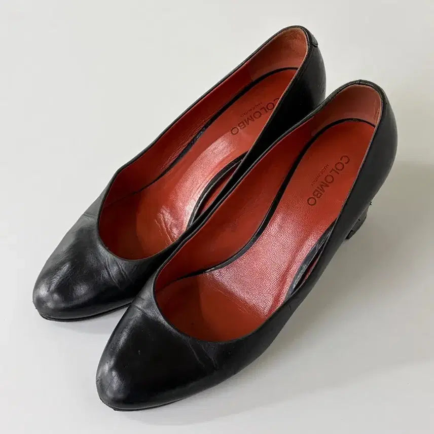 [BUNJANG] Colombo Leather Heels - Size 37.5 (245mm) / 콜롬보 구두 37반 245
