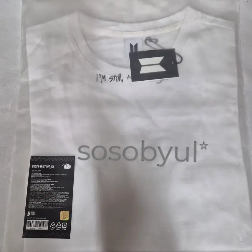 [BUNJANG] BTS JACK IN THE BOX Cropped T-Shirt XL (Sealed) / (미개봉)BTS JACK IN THE BOX 크롭티 XL 사이즈