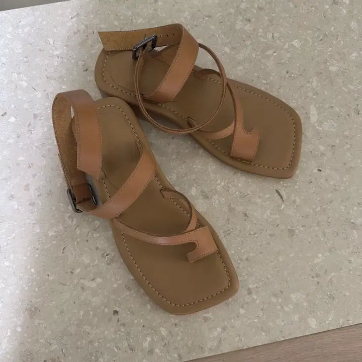 [BUNJANG] Ethos Leather Sandals / 에토스 가죽샌들 새상품