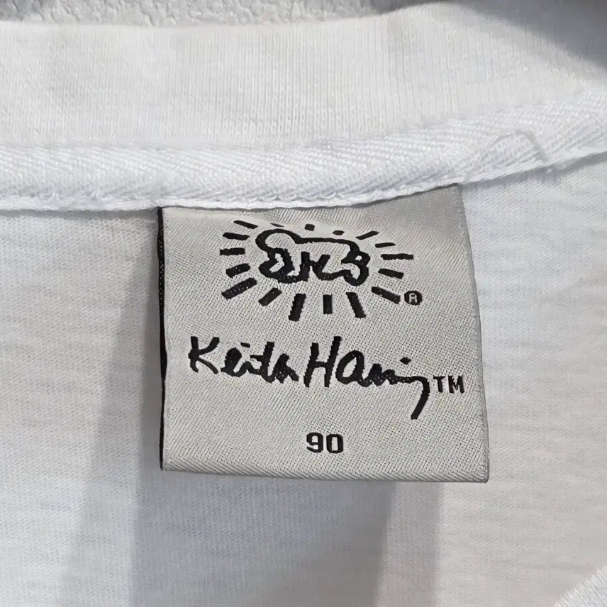 [BUNJANG] Keith Haring Graphic Print T-Shirt (Size 90) / 키스해링 반팔티 90