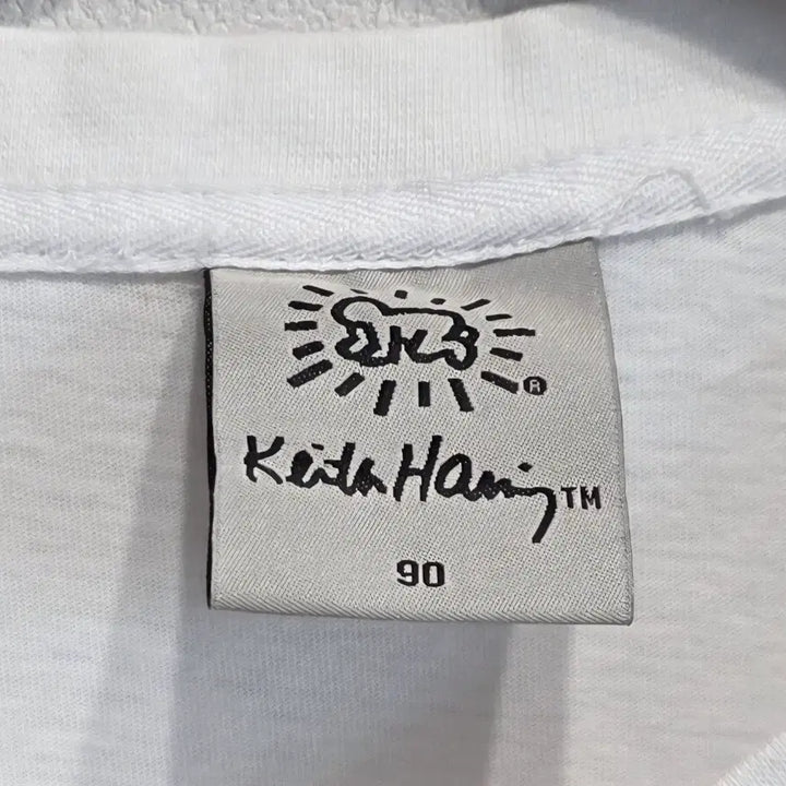 [BUNJANG] Keith Haring Graphic Print T-Shirt (Size 90) / 키스해링 반팔티 90