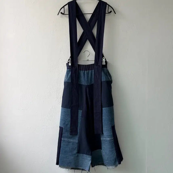 [BUNJANG] Collection Privée Patchwork Bending Denim Pants / 컬렉션 프리베 패치워크 밴딩 데님 팬츠 55-66