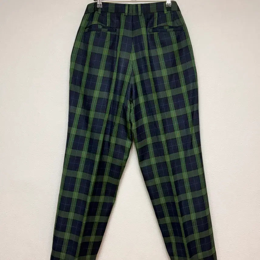 [BUNJANG] Lacoste Vintage Check Cotton Pants Size 90 / 라코스테 빈티지 체크 면바지 90