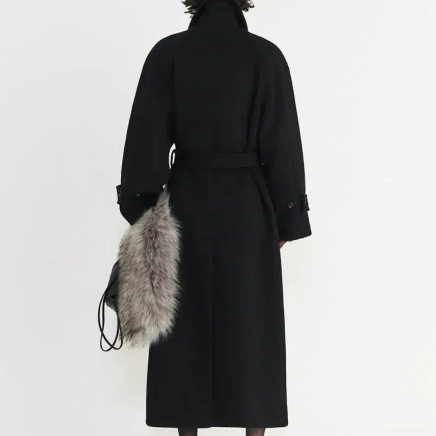 [BUNJANG] Gabrieli Premium Wool Cashmere Coat Black S / 가브리엘리 프리미엄 울캐시미어코트