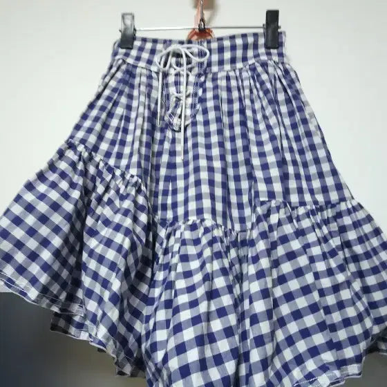 [BUNJANG] LUCKY CHOUETTE Check Midi Skirt / 럭키슈에뜨 스커트
