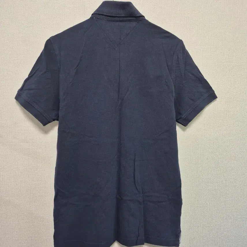 [BUNJANG] Tommy Hilfiger Navy Half-Sleeve Polo Shirt H Logo / 타미힐피거 네이비 반팔 폴로티 H로고