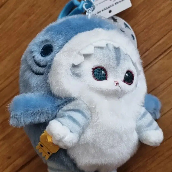 [BUNJANG] Mohu Sand Mackerel Cat Shark Costume S Keychain Doll / 모후샌드 고등어냥 상어코스튬S 키링 인형