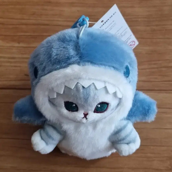 [BUNJANG] Mohu Sand Mackerel Cat Shark Costume S Keychain Doll / 모후샌드 고등어냥 상어코스튬S 키링 인형