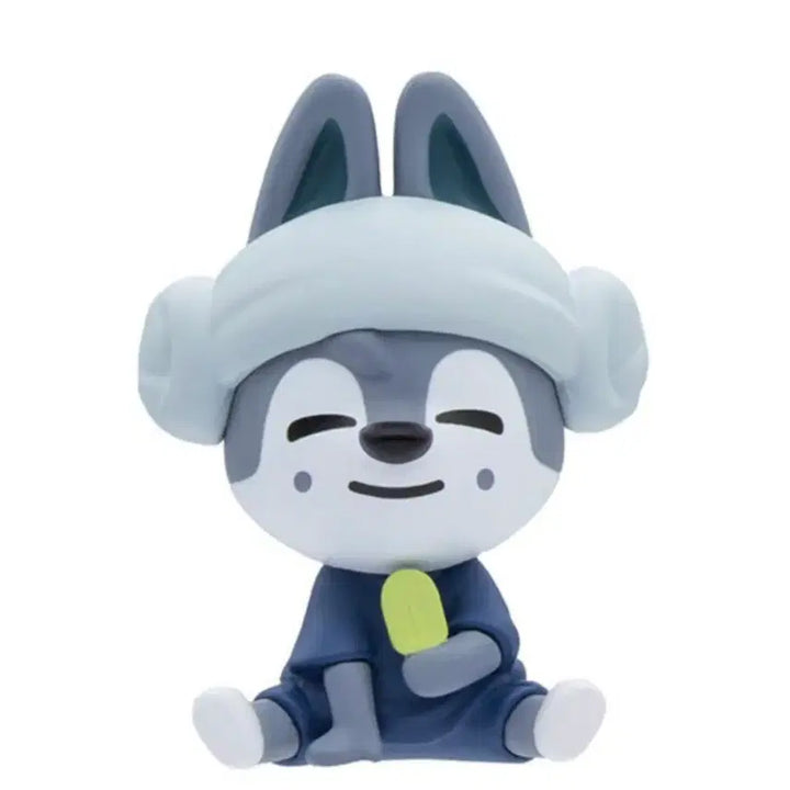 [BUNJANG] Stray Kids SKZOO Bang Chan Wolf Chan Figure Gacha Bundle Set (Light, School Bus, Sauna) / 스키즈 스키주 방찬 매직스쿨 포카 울프찬 일본 라이트+스쿨버스+사우나 피규어 가챠