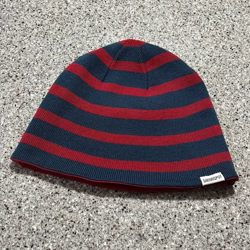 [BUNJANG] Safarispot SAF3 Reversible Stripe Beanie / 사파리스팟 사프3 리버시블 스트라이프 비니