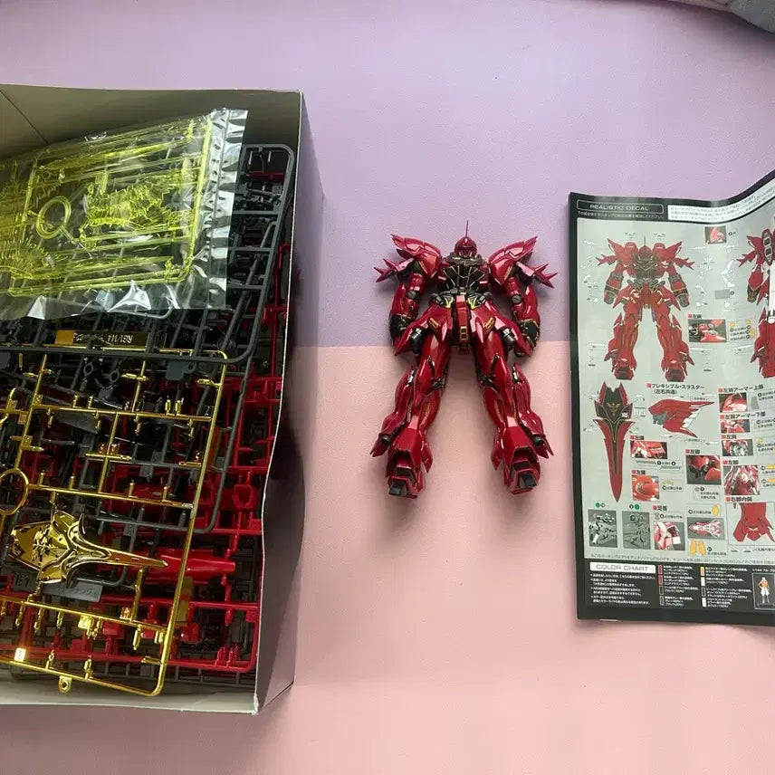 [BUNJANG] RG Sinanju Metallic Gloss Injection Pre-Assembled Model Kit / RG 시난주 메탈릭 글로스 인젝션 가조립