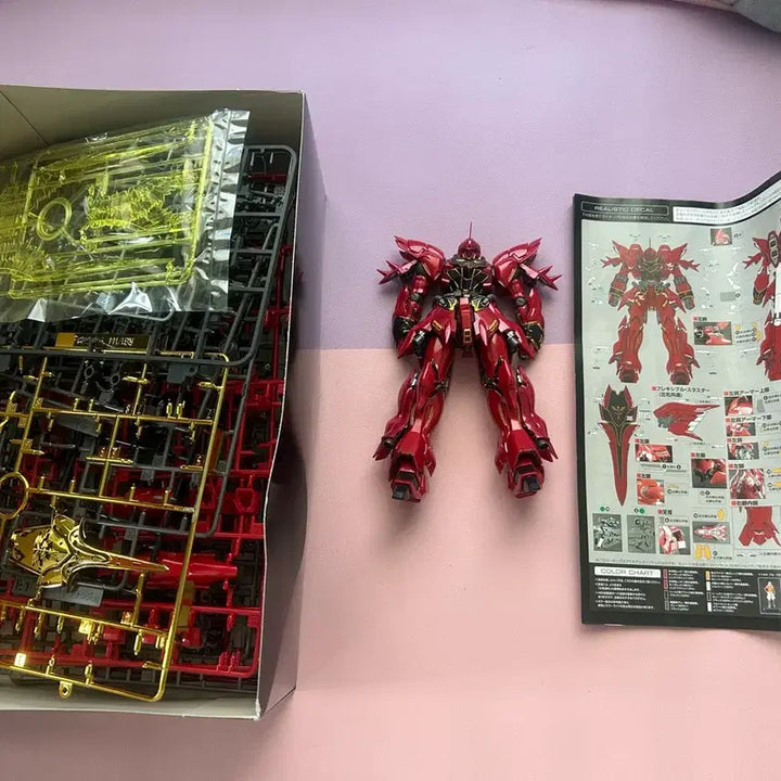 [BUNJANG] RG Sinanju Metallic Gloss Injection Pre-Assembled Model Kit / RG 시난주 메탈릭 글로스 인젝션 가조립