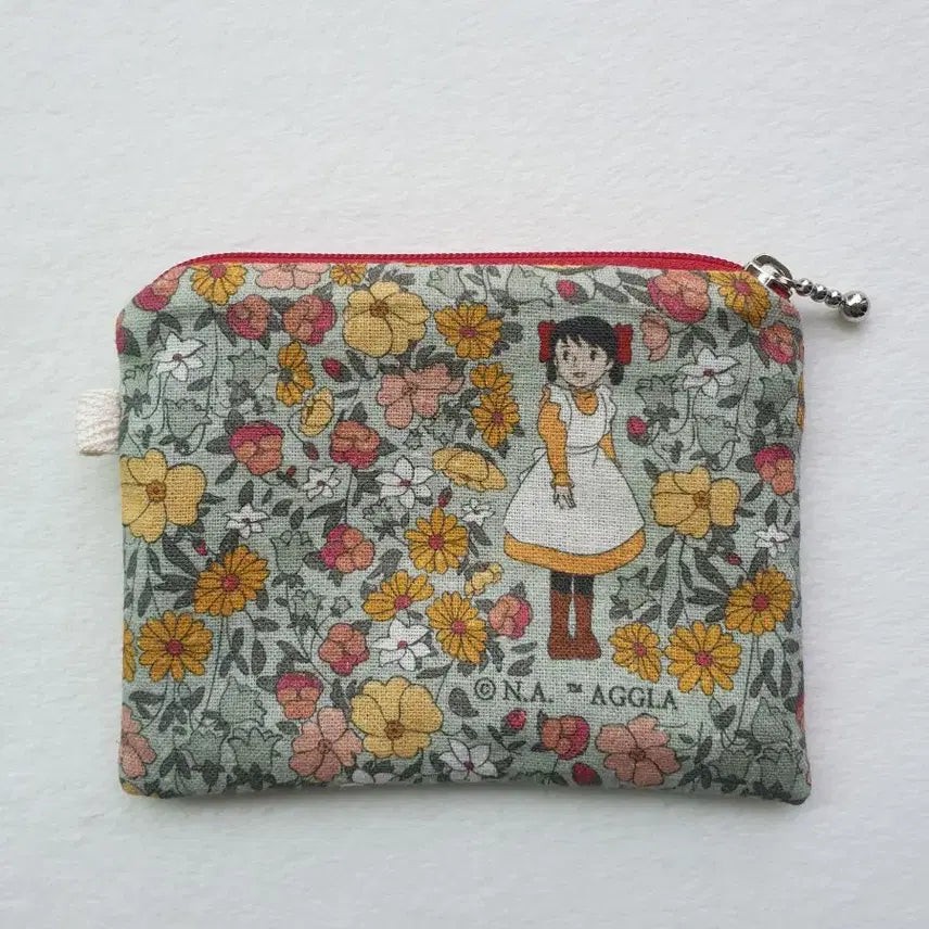 [BUNJANG] Handmade "Anne of Green Gables" Pouch (Card Holder) - Mint / 핸드메이드 빨간머리앤 파우치(카드수납)_민트