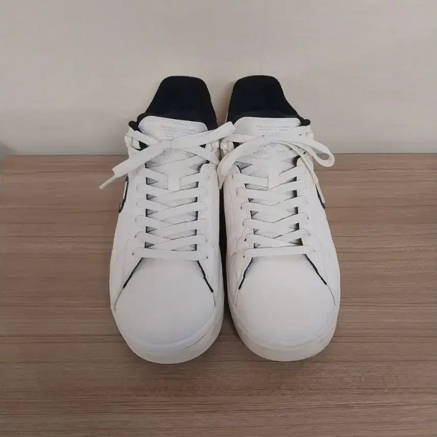 [BUNJANG] Descente Replica Sneakers White Black (Size 290) / 남성 데상트 레플리카 스니커즈, 운동화 (290)