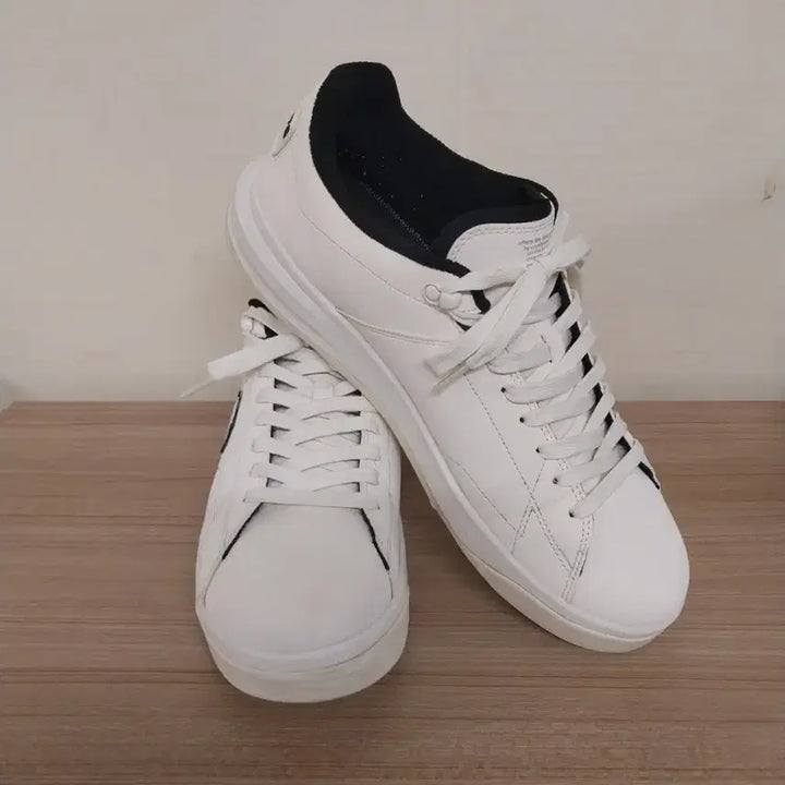 [BUNJANG] Descente Replica Sneakers White Black (Size 290) / 남성 데상트 레플리카 스니커즈, 운동화 (290)