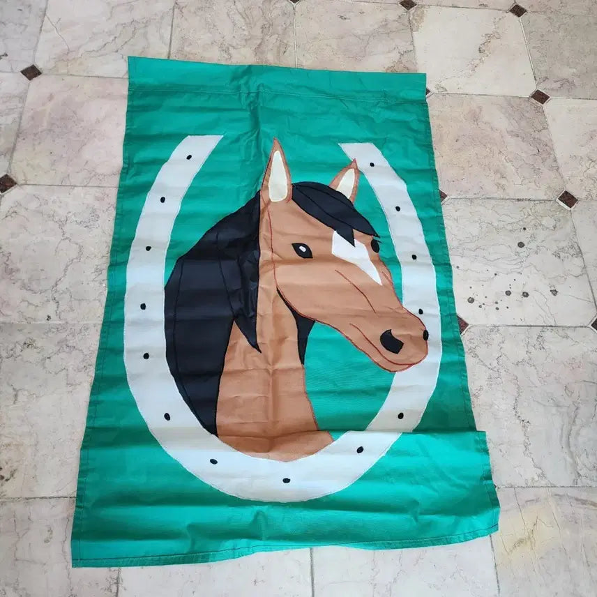 [BUNJANG] Double-Sided Flag Banner, Machine-Stitched, 110cm x 71cm / 미국서온 미사용 양면 깃발 자동재봉 제품 크기110cmX71cm 말  1