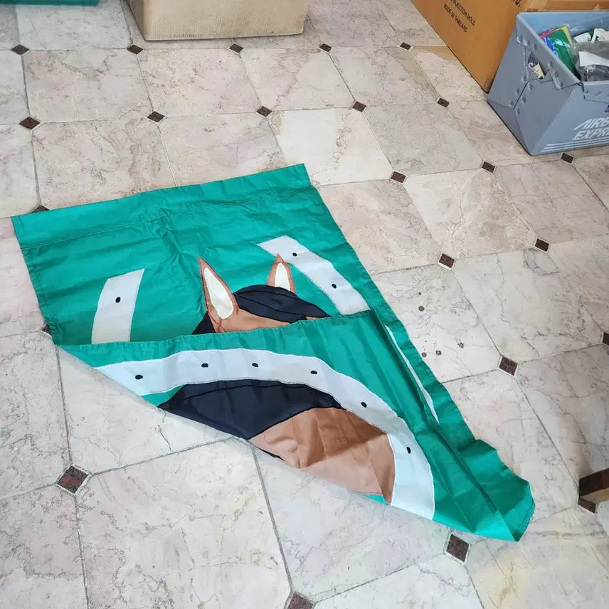 [BUNJANG] Double-Sided Flag Banner, Machine-Stitched, 110cm x 71cm / 미국서온 미사용 양면 깃발 자동재봉 제품 크기110cmX71cm 말  1