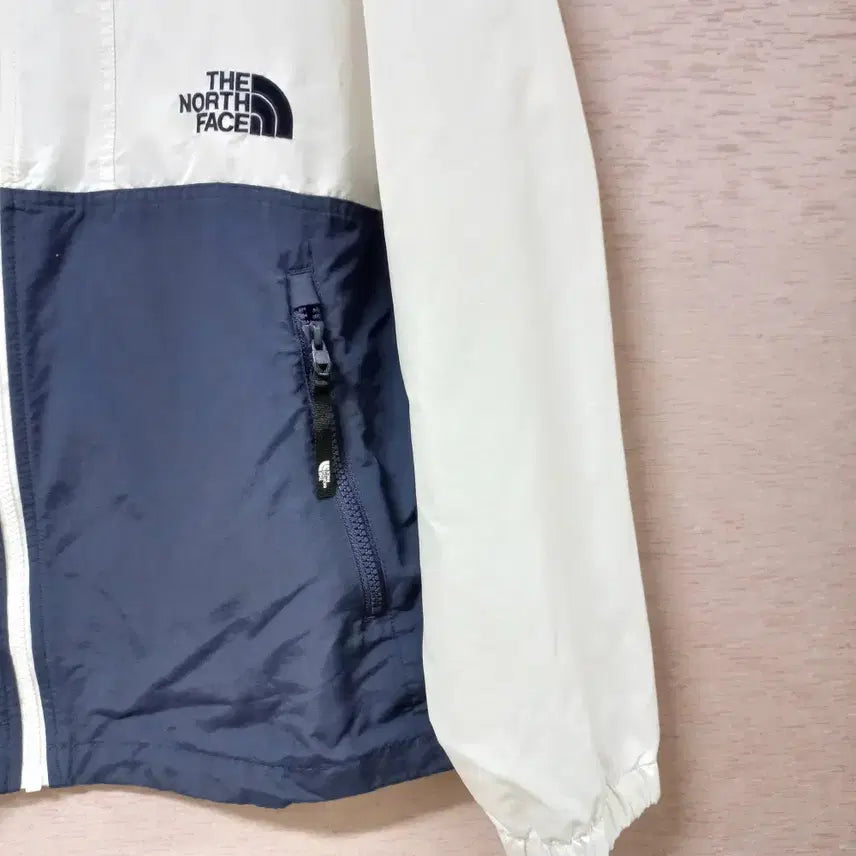 [SOLD OUT] B5-9/노스페이스 밑단스트링 화이트 집업후드 자켓 남성