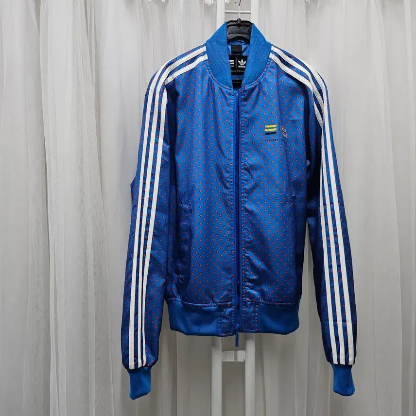 [BUNJANG] Adidas Pharrell Williams Blue Track Jacket / 아디다스 파렐 윌리엄스 블루 트랙 자켓