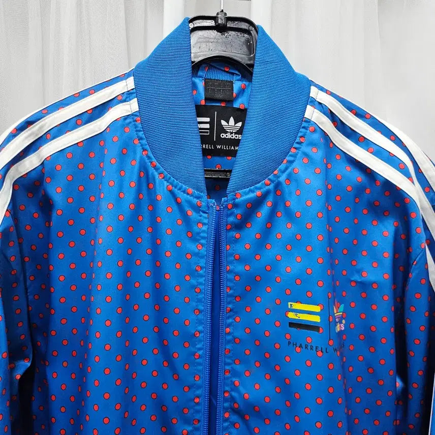 [BUNJANG] Adidas Pharrell Williams Blue Track Jacket / 아디다스 파렐 윌리엄스 블루 트랙 자켓
