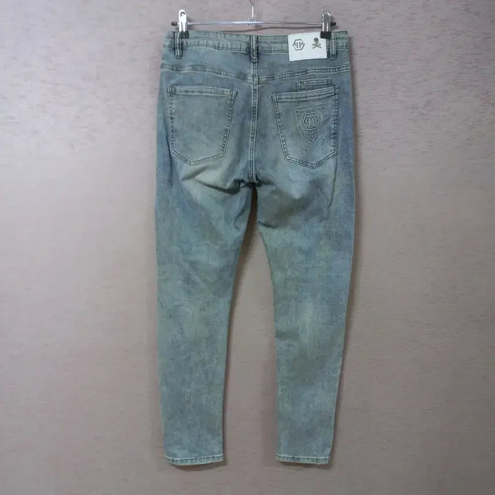 [SOLD OUT] B5-9/필립플레인 블루 워싱 빈티지 청바지 남성