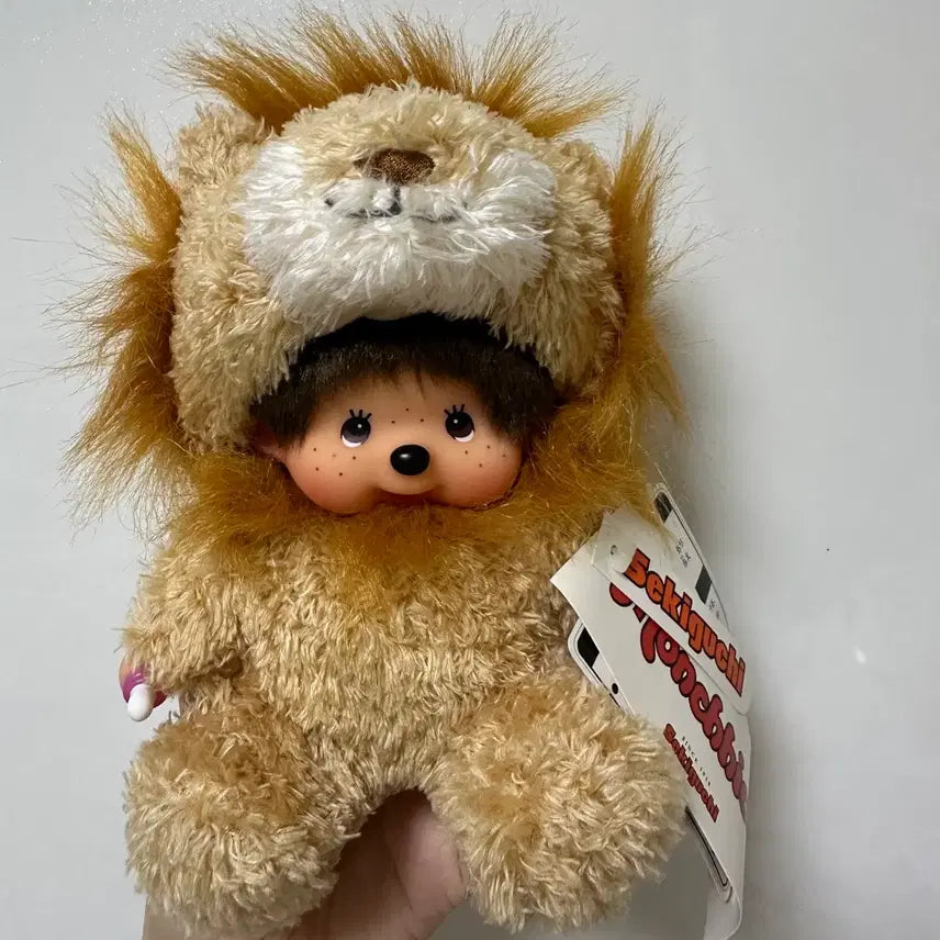 [BUNJANG] Monchhichi Animal Lion Doll (Classic) / 몬치치 애니멀 사자 인형 고전