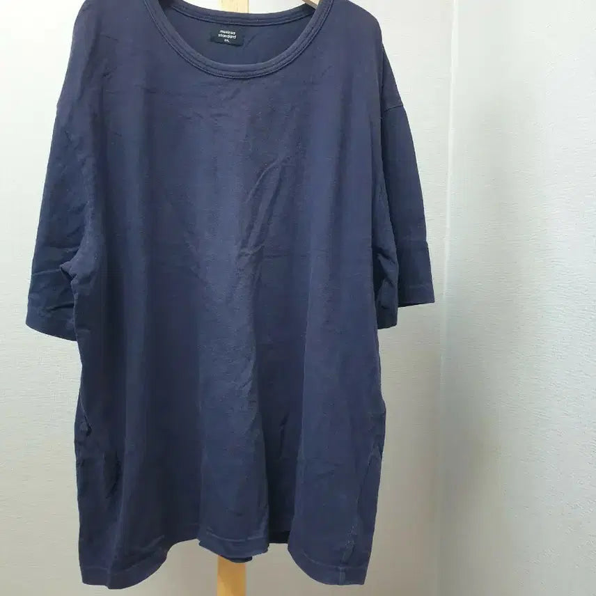[BUNJANG] Musinsa Navy Short-Sleeve T-Shirt 3XL / 무신사 네이비 반팔 티셔츠 3XL