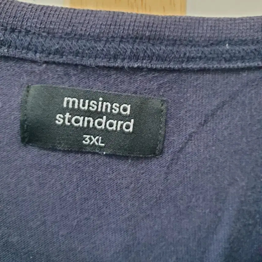 [BUNJANG] Musinsa Navy Short-Sleeve T-Shirt 3XL / 무신사 네이비 반팔 티셔츠 3XL