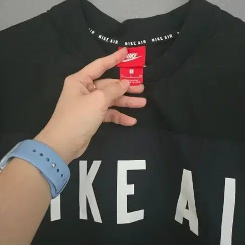[BUNJANG] Nike Air Black T-Shirt / 나이키 에어 블랙 반팔티 S