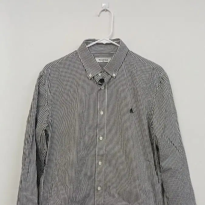 [BUNJANG] Beanpole Striped Long Sleeve Shirt / 빈폴 스트라이프 긴팔 셔츠