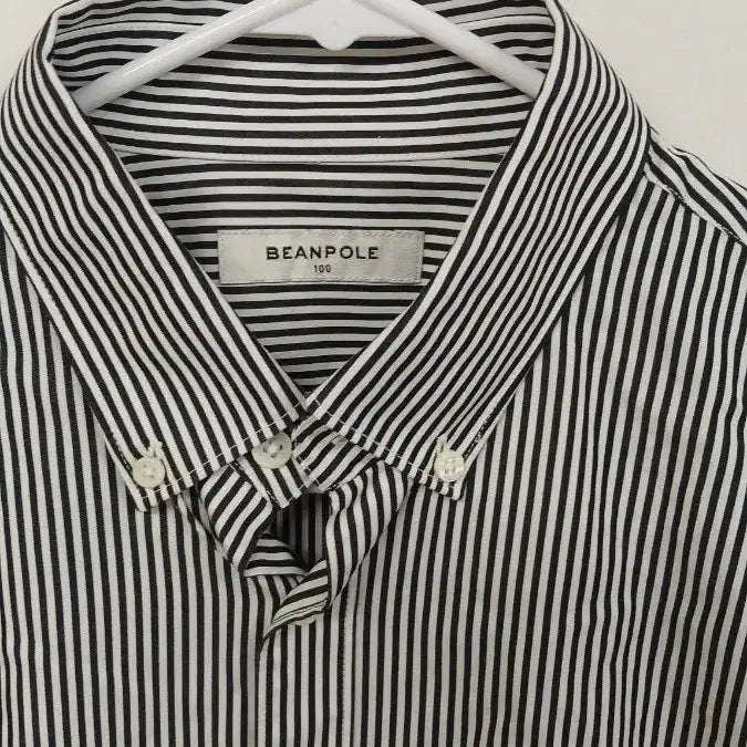 [BUNJANG] Beanpole Striped Long Sleeve Shirt / 빈폴 스트라이프 긴팔 셔츠