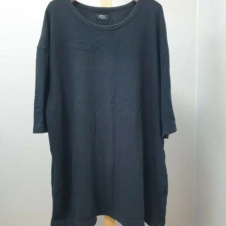 [BUNJANG] Musinsa Black Short Sleeve T-Shirt Size 3XL / 무신사 검정 반팔티 싸이즈3XL
