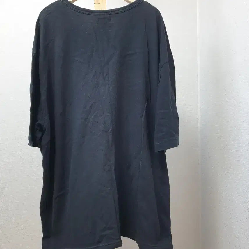 [BUNJANG] Musinsa Black Short Sleeve T-Shirt Size 3XL / 무신사 검정 반팔티 싸이즈3XL
