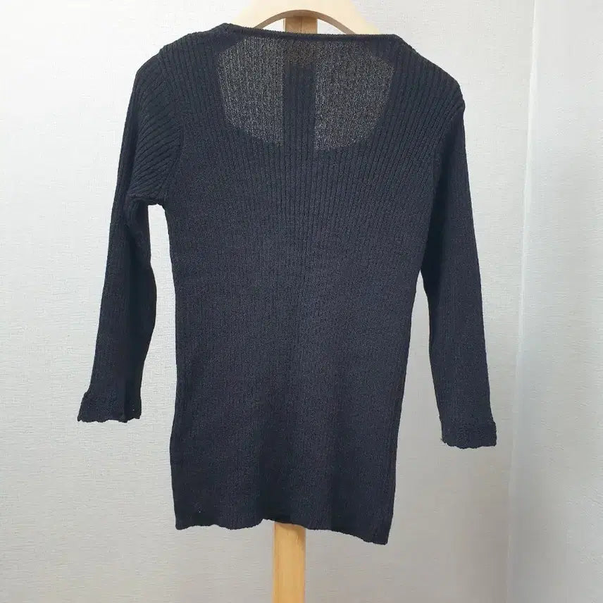 [BUNJANG] Knit T-Shirt - Size F / 국산 신축성아주좋은 니트 티셔츠 싸이즈F