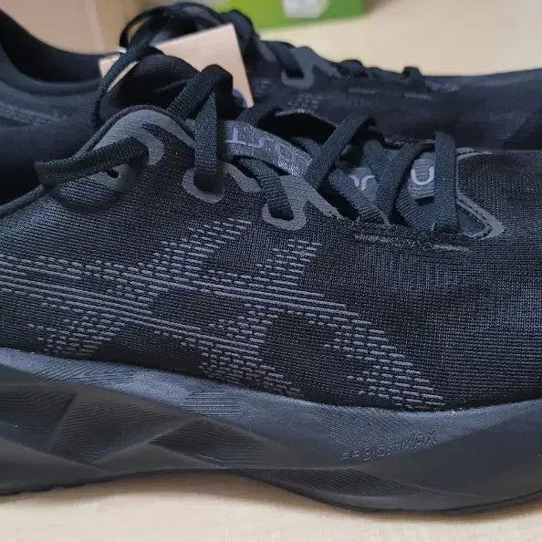 [BUNJANG] Asics NovaBlast 5 Black Carrier Grey Athletic Shoes / 290) 아식스 노바블라스트 5 블랙 캐리어 그레이 미실착 새제품  판매
