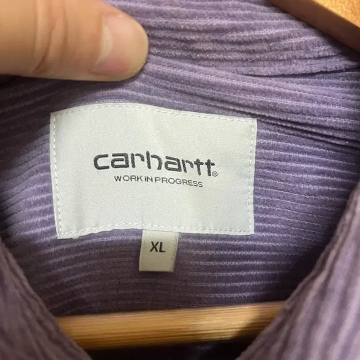 [BUNJANG] Carhartt Corduroy Shirt Purple XL / (XL) 칼하트 코듀로이 셔츠
