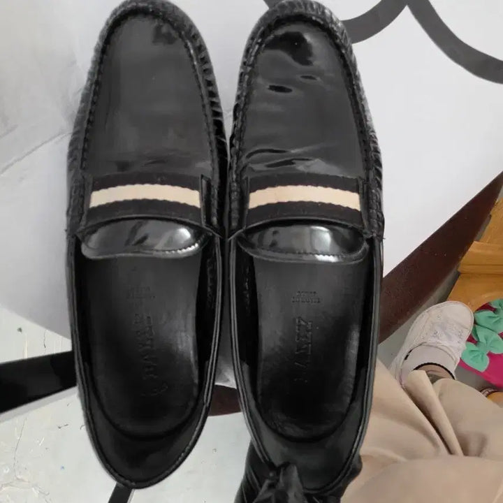[BUNJANG] Bally Black Enamel Loafers / Bally 발리 블랙 에나멜 로퍼