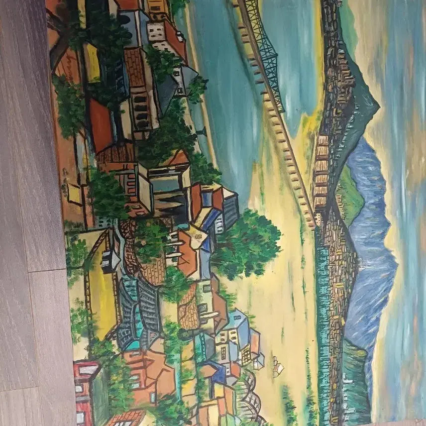 [BUNJANG] Artist Signed Landscape Painting / 사인있는작가 풍경화