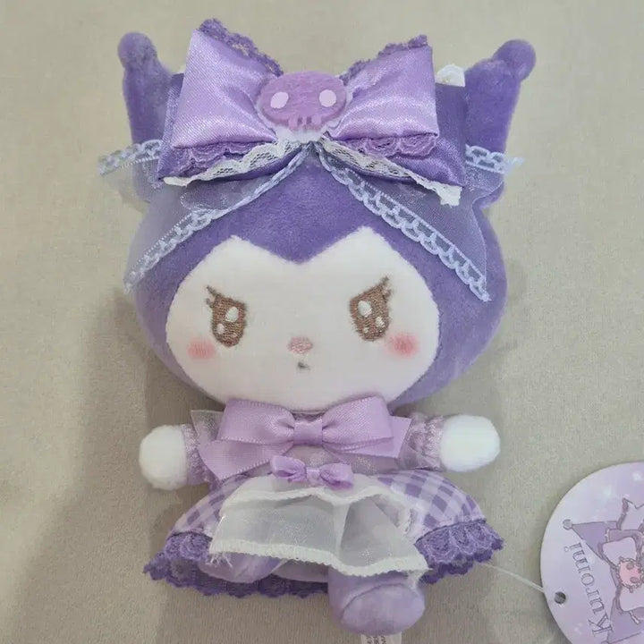[BUNJANG] Sanrio Sweets Monyu Plush Mascot (Kuromi) / 산리오 스위티 무뉴구루미 마스코트 (쿠로미)