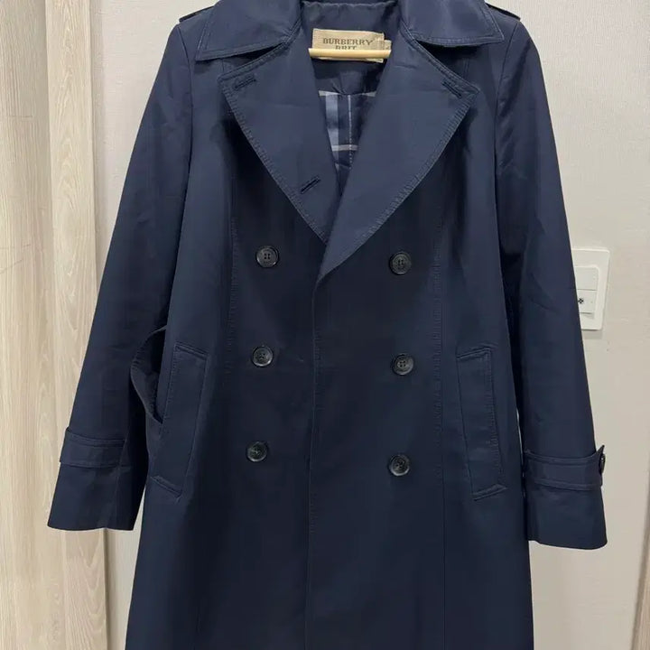 [BUNJANG] Burberry Brit Navy Trench Coat / 버버리 브릿 네이비 트렌치 코트 100L (77)