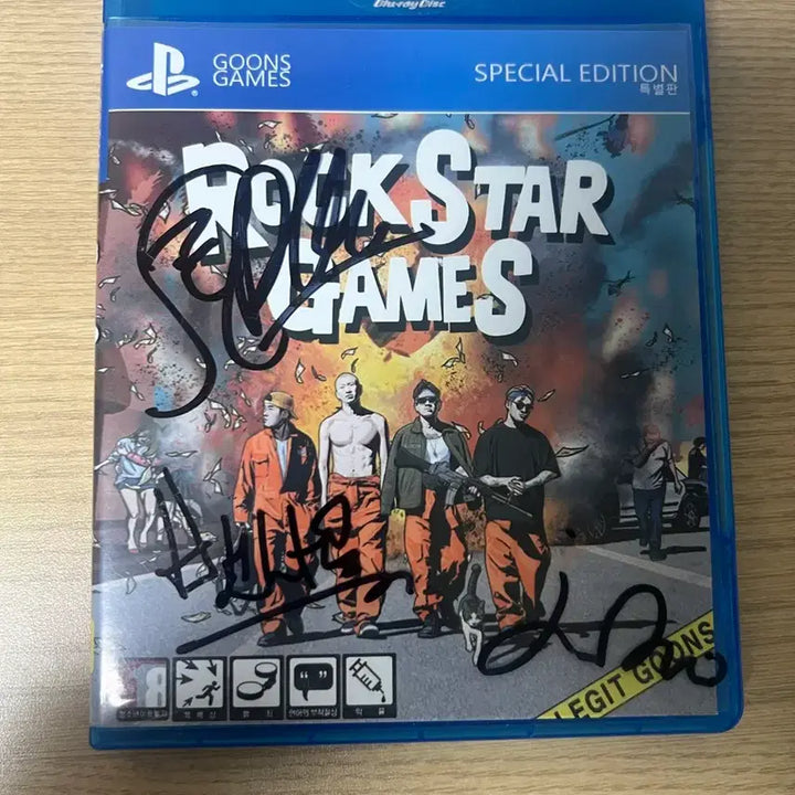 [BUNJANG] Legit Goons Rockstar Games Signed Album / 리짓군즈 락스타 게임즈 싸인반