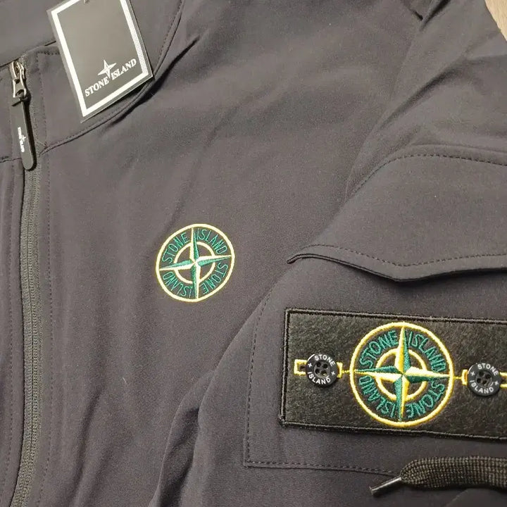 [BUNJANG] Stone Island Training Set Black Top and Bottom / 스톤아일랜드 트레이닝 세트 블랙 상하의