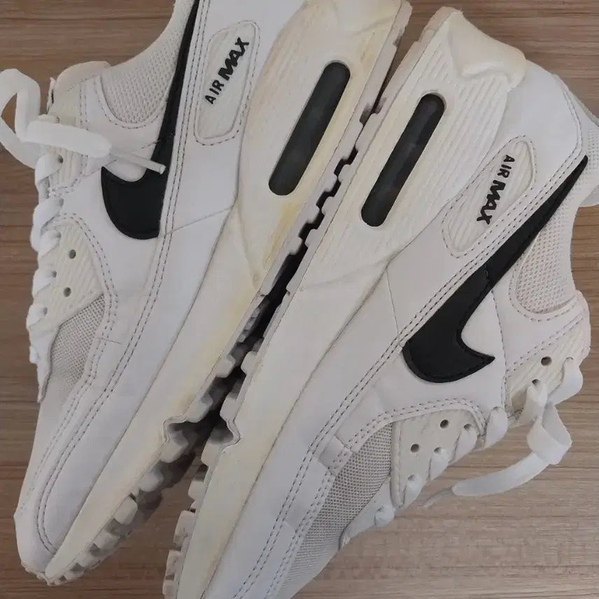 [BUNJANG] Nike Air Max 90 White/Black Men&