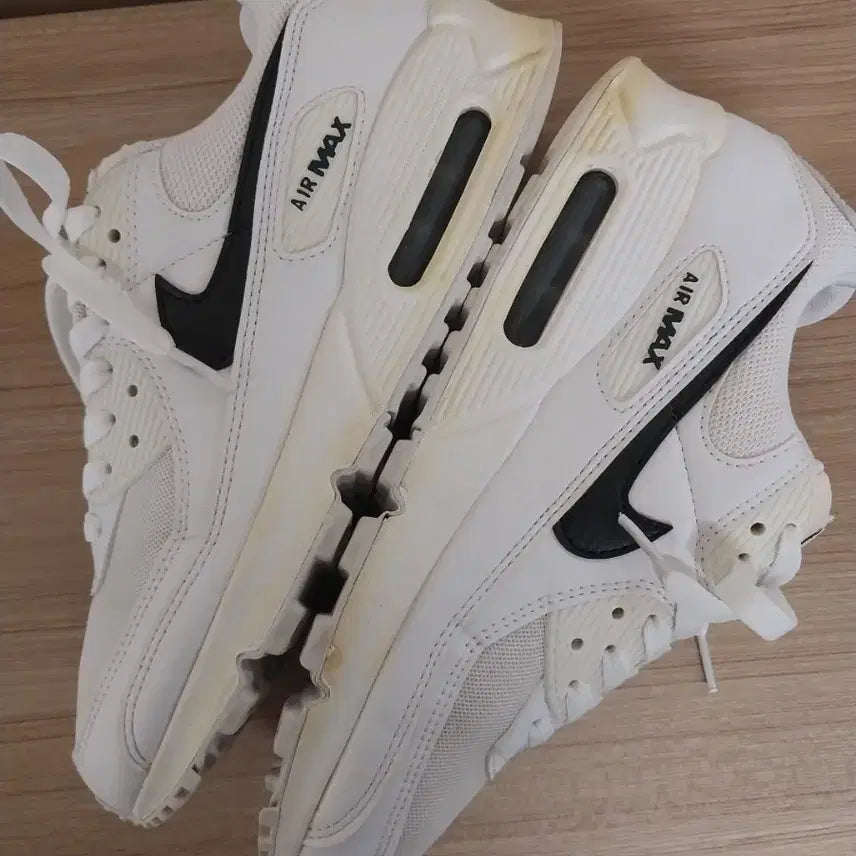[BUNJANG] Nike Air Max 90 White/Black Men&