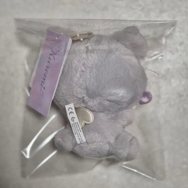 [BUNJANG] Sanrio Kuromi Angel Bear Plush Mascot / 산리오 키그루미 엔젤 베어 마스코트 (쿠로미)